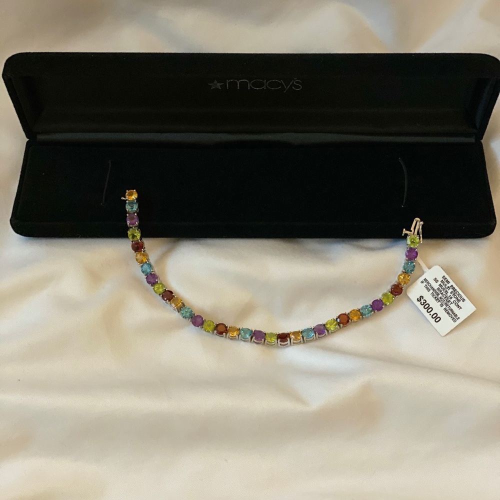 Brand new multi stone bracelet
